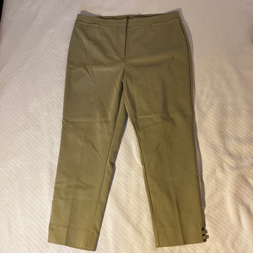 Ruby Rd Pants Olive Green NWOT. Size 16